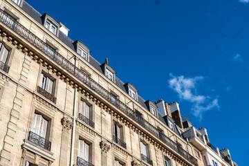 A view of Montparnasse distric in Paris