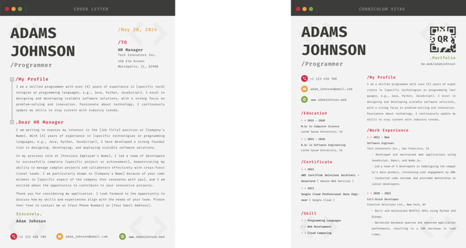 CV Resume Programmer V1