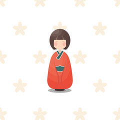 kokeshi, traditional japan toy