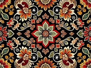 patterned batik fabric