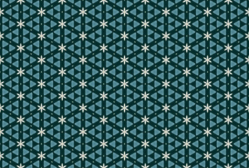 Fototapeta premium Seamless Geometric Background Textile Template Wallpaper Visual Cloth Interior Texture Fabric Graphic Art Fashion Design Symmetric Tile Digital Pattern.