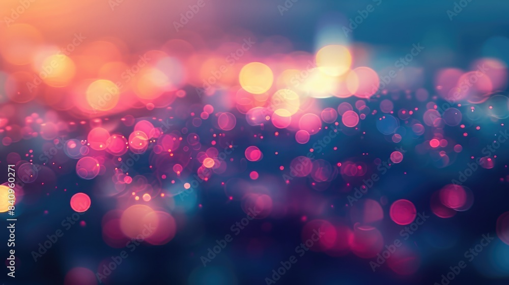 Poster horizontal blurry background extending from left to right