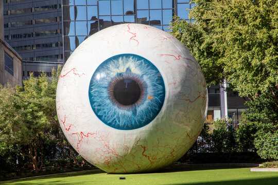 The Giant Eyeball is a statue in downtown Dallas, Texas, located at the Joule Hotel yard