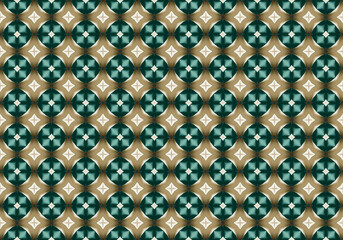 Seamless Tile Fashion Cloth Digital Visual Textile Texture Interior Background Design Wallpaper Template Art Fabric Graphic Symmetric Geometric Pattern.