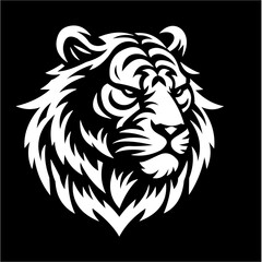 lion head vector