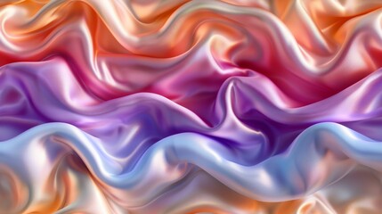 Fototapeta premium The stunning abstract fabric texture showcases a variety of vibrant rainbow hues that work perfectly in modern and artistic designs, providing a colorful and creative touch. Seamless pattern