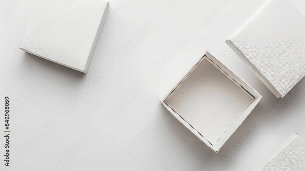 Poster white background with empty box