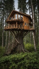 Luxury and Lovely Tree House in Alaska