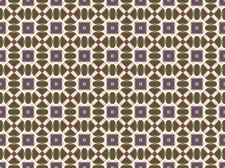 Seamless Fabric Cloth Tile Fashion Visual Background Graphic Design Template Texture Digital Interior Wallpaper Geometric Textile Symmetric Art Pattern.