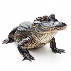 Obraz premium Alligator isolated on white background