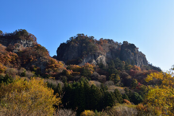 Climbing  Mount Iwabitsu, Gunma, Japan