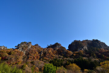 Climbing  Mount Iwabitsu, Gunma, Japan