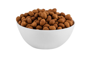 alimento, isolado, lanchar, noz, saudável, amendoim, branco, tigela, porca, braun, ingrediente, sal, close up, dieta, assar, seed, natural, orgânico, nutrir, grupo, gostoso, amendoeira, amemdoim