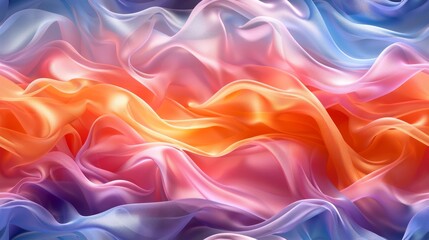 Fototapeta premium The stunning abstract fabric texture showcases a variety of vibrant rainbow hues that work perfectly in modern and artistic designs, providing a colorful and creative touch. Seamless pattern