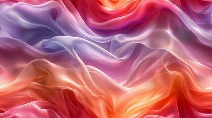 Fototapeta premium The stunning abstract fabric texture showcases a variety of vibrant rainbow hues that work perfectly in modern and artistic designs, providing a colorful and creative touch. Seamless pattern