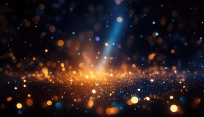 Obraz premium Light particles background, Glowing particles blurred wallpaper, colorful particles, background