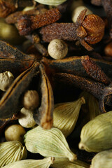 Five spice is a blend of star anise, cloves, cinnamon, Sichuan peppercorns and fennel seeds