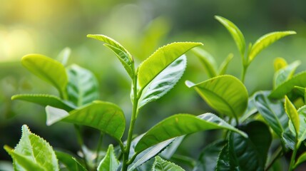 Obraz premium Tea made from the leaves of Camellia sinensis plant