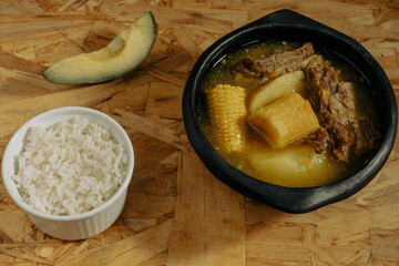 Traditional Colombian sancocho - Gastronomy of Colombia