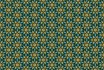 Seamless Cloth Wallpaper Geometric Art Fabric Graphic Digital Texture Template Fashion Tile Background Visual Textile Symmetric Interior Design Pattern.