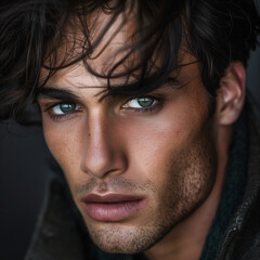 close up portrait of a person