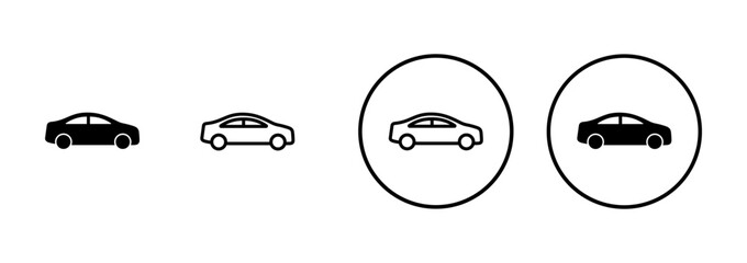 Car icon vector isolated on white background. Car icon vector.