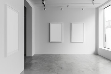 Obraz premium White frame background