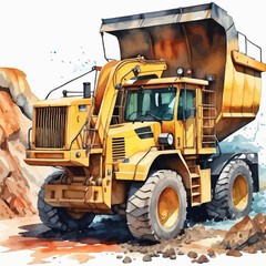 Heavy Equipment Ilustration Design Very Cool