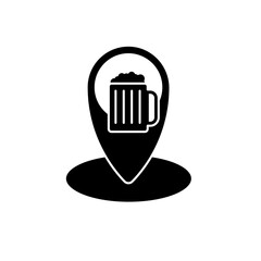 pub concept line icon. Simple element illustration. pub concept outline symbol design.