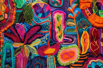 Fototapeta premium pattern, seamless, vector, paisley, floral, wallpaper, flower, design, art, ornament, illustration, decoration, texture, vintage, fabric, leaf, decor, textile, fashion, india, backdrop, print, swirl, 
