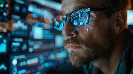 businessman engaged in strategies