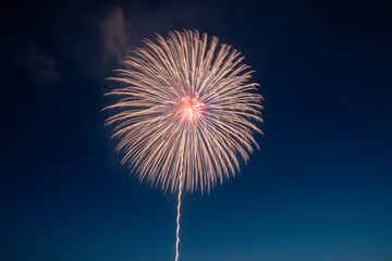 春の大曲の花火