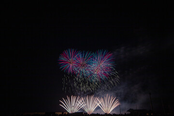 春の東北の花火