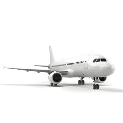 Obraz premium Airplane isolated on white background 