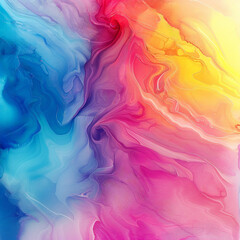 Obraz premium Abstract Watercolor Background. Abstract wall art. Vivid Colored Rainbow Art Graphic. Vivid Colored Rainbow Art Graphic
