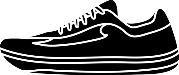 lightweight running shoes vector illustration