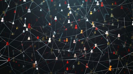 A network diagram showing the connections between politicians donors and influential individuals in the political landscape.