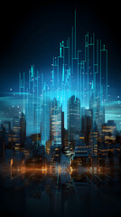 Fototapeta premium Stock Market Charts