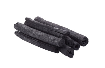 Bamboo Charcoal isolated on transparent png