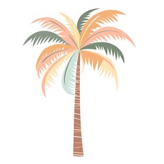 Obraz premium palm tree illustration