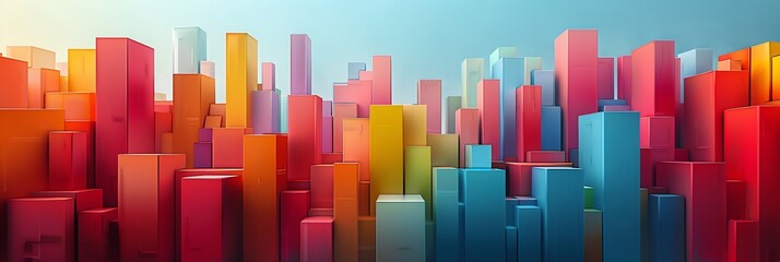 Pastel candy color background, abstract , 2D flat illustration, constructivism, no shadow, no gradation cute, Digital art