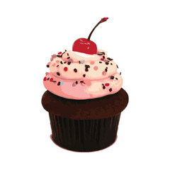 cupcake illustration