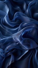 Fototapeta premium Ethereal Dynamics, Blue Smoke Abstract Art Capturing the Interplay of Flames and Mist