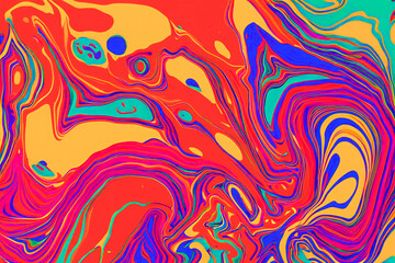 ポップなマーブル模様