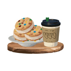 dessert illustration