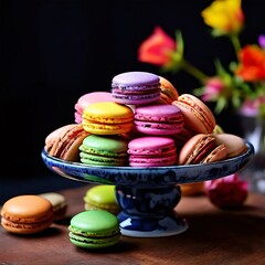 Cakes with Oozing Fillings  A Molten Chocolate Explosion in Every Bite and  Macarons