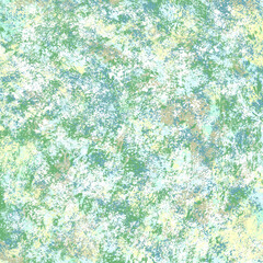 緑色の複雑なタッチの手書き風背景素材