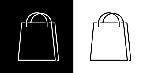 Shopping icon. Online shopping. Black icon. Discount icon. Shopping logo. Silhouette icon.
