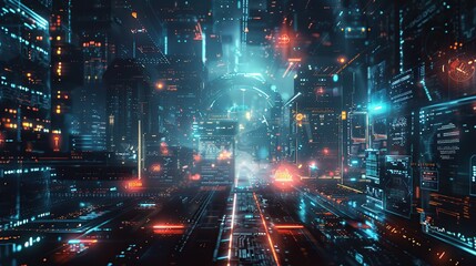 Futuristic Technology Background for Modern and High-Tech Creations