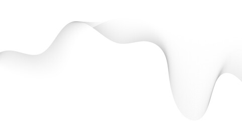 Abstract wavy lines on transparent background with grey smooth element swoosh speed wave modern stream background. Abstract template background with wave design. Digital frequency track equalizer.